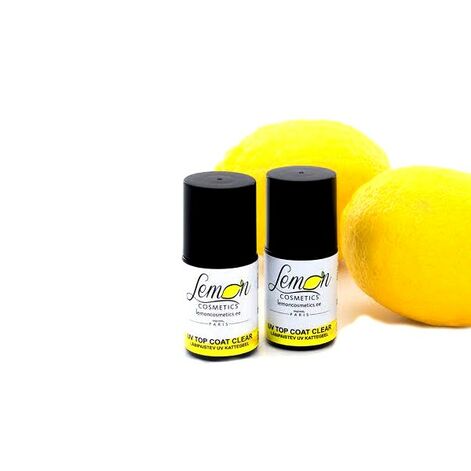Lemon Cosmetics UV Top Coat Clear, Läbipaistev UV Kattegeel